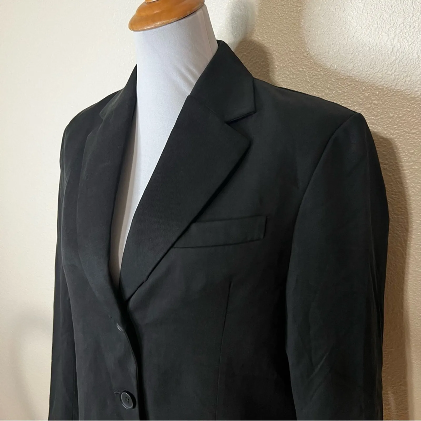 Everlane the 80s blazer Jacket in black NEW 0 - Image 6