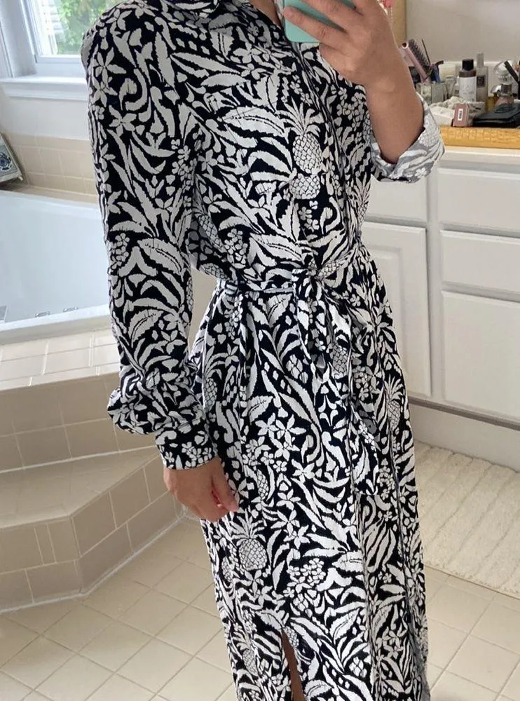 Loft long shirt dress. 4 - Image 6