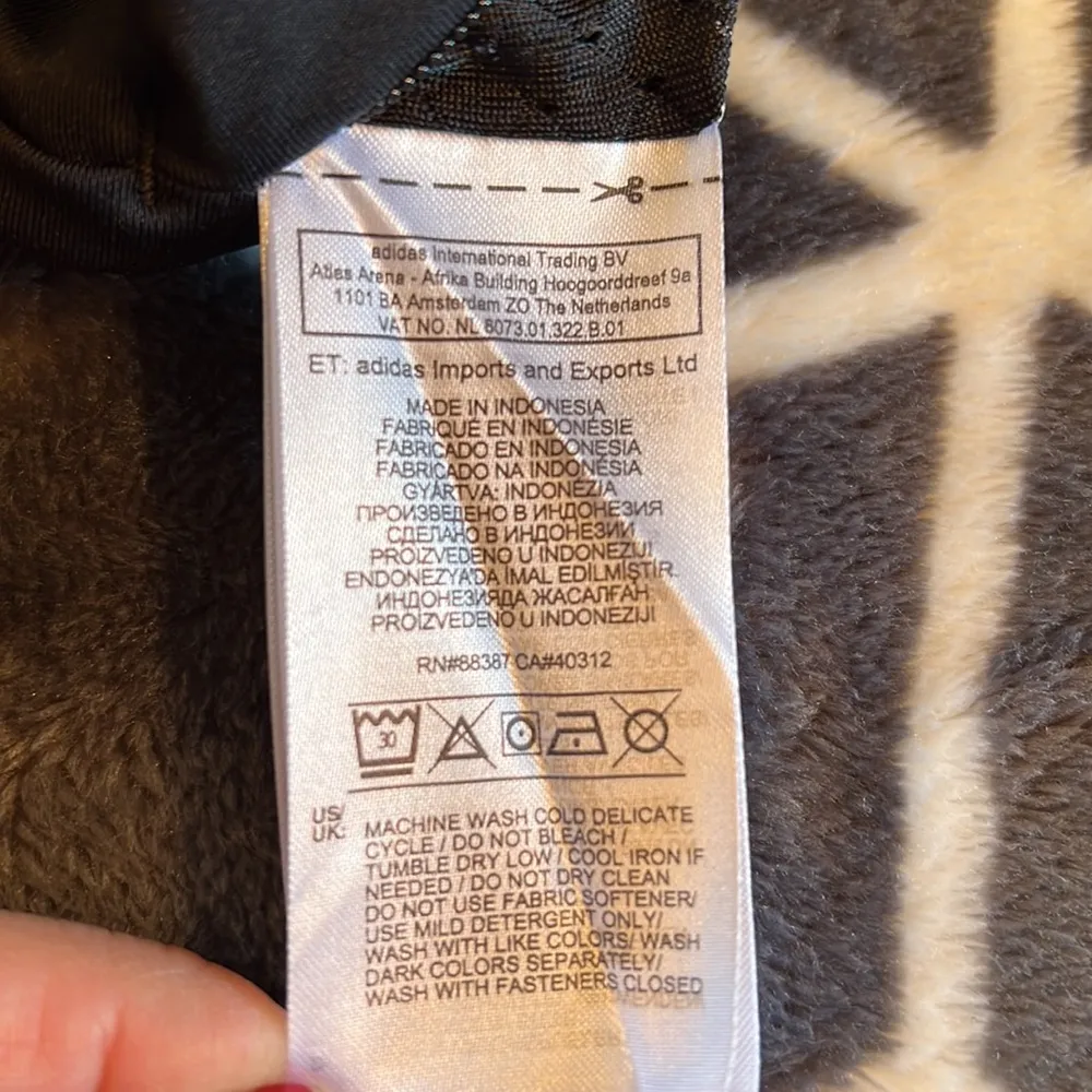 Adidas how we do 7/8 tight leggings black reflective tabs mesh details medium - Image 10