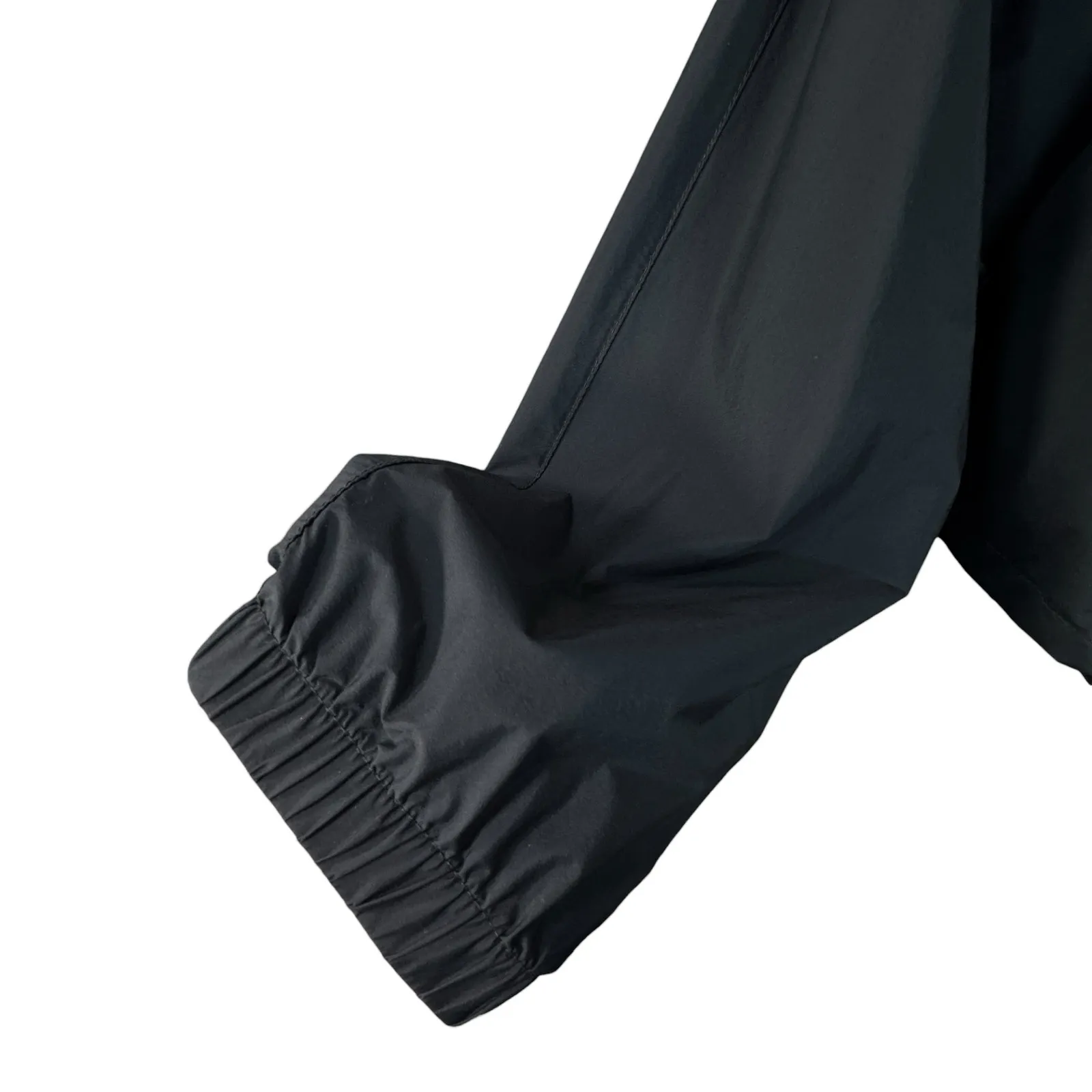 All in Motion Large Cropped Windbreaker Jacket Hooded Full-Zip Dolman Sleeves - Image 4