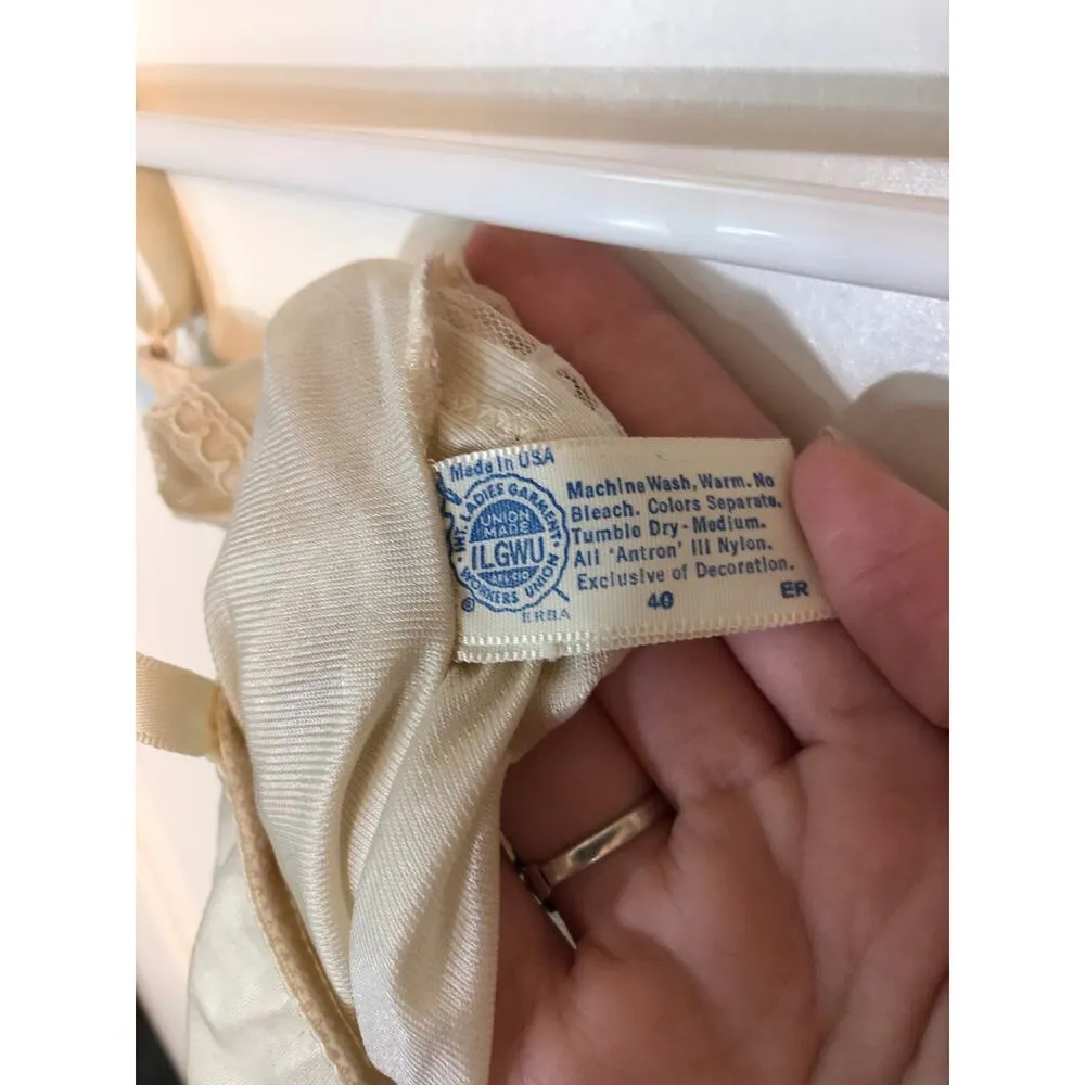 Maidenform delectables vintage delicate dainty intimate tank top - Image 13