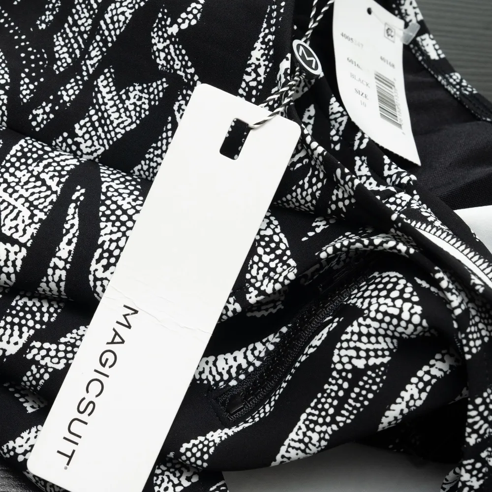 Magicsuit Printed Scuba Coco One Piece Swimsuit Black Size 10 - Image 10