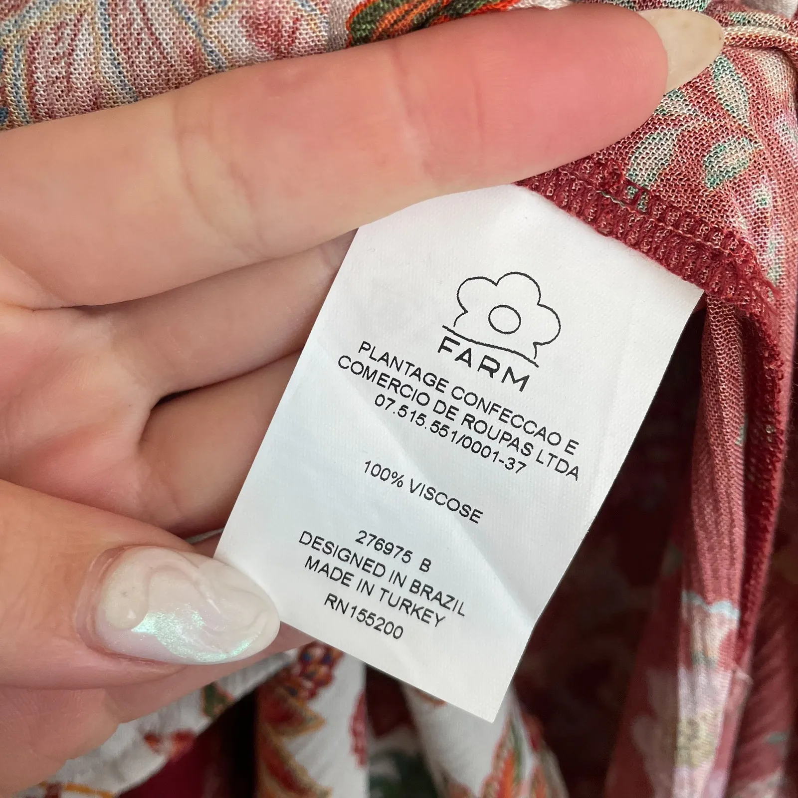 FARM RIO Antrhopologie Portia Red Ruffle Floral Maxi Skirt - Image 8