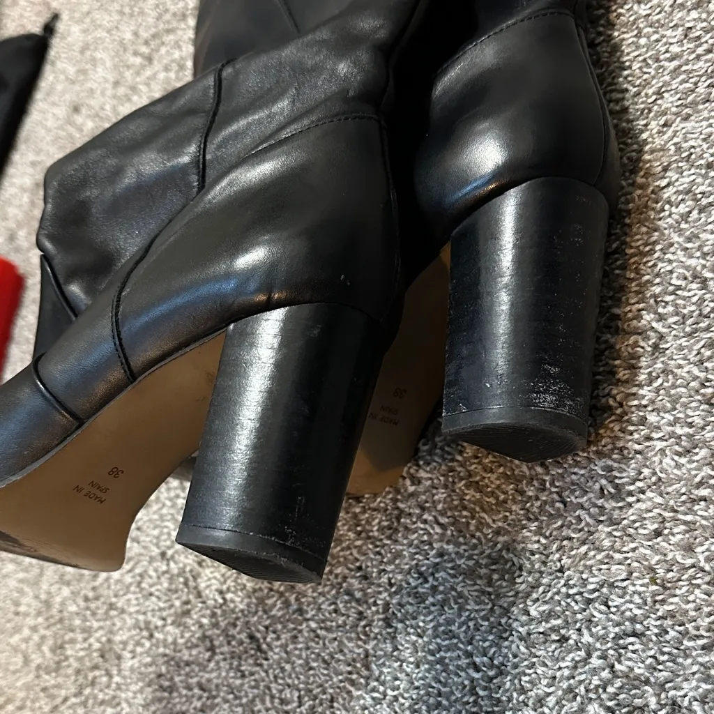 Black Leather Knee - Image 5