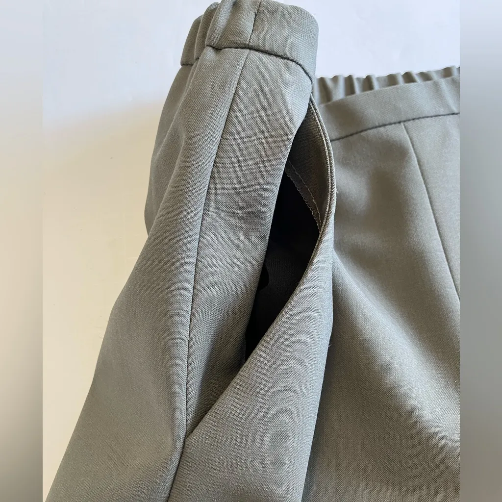 6397 Wool Pull On Pants Size L NWT Gray Size L - Image 7
