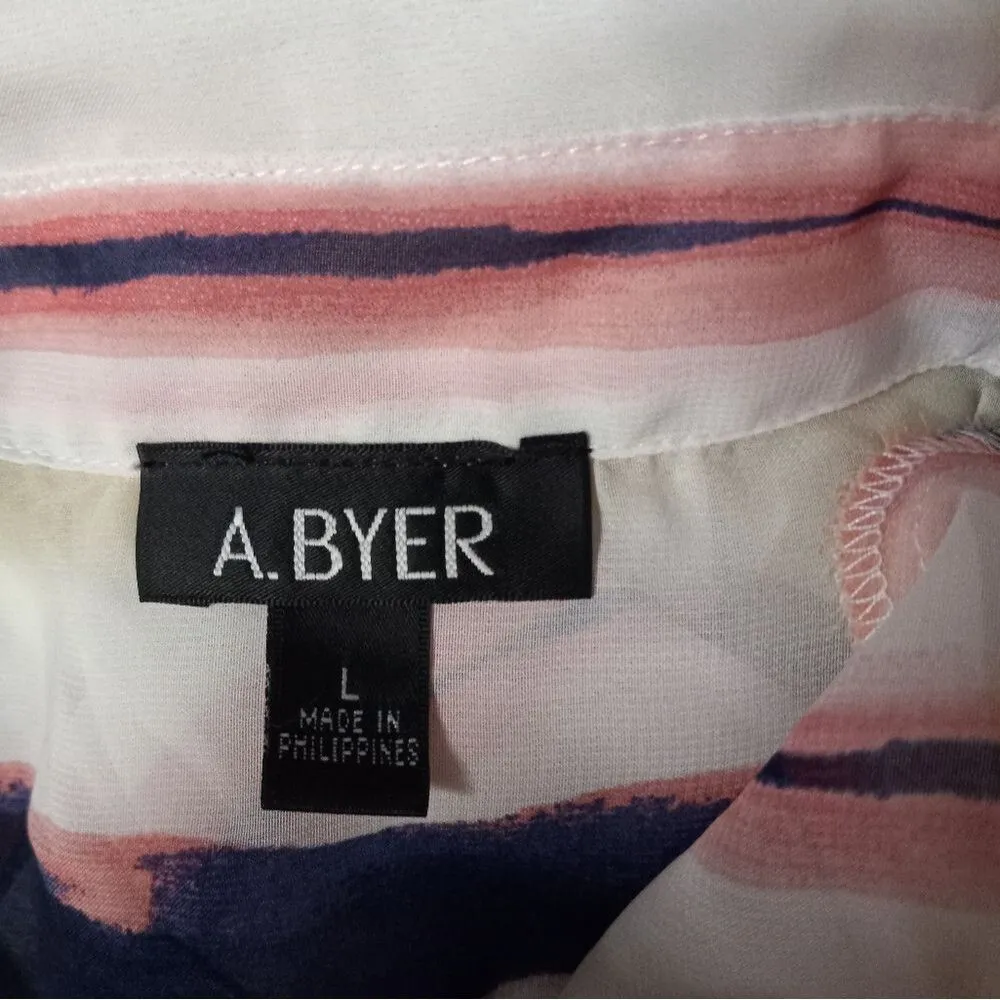 A. Byer sheer blouse Size large - Image 4