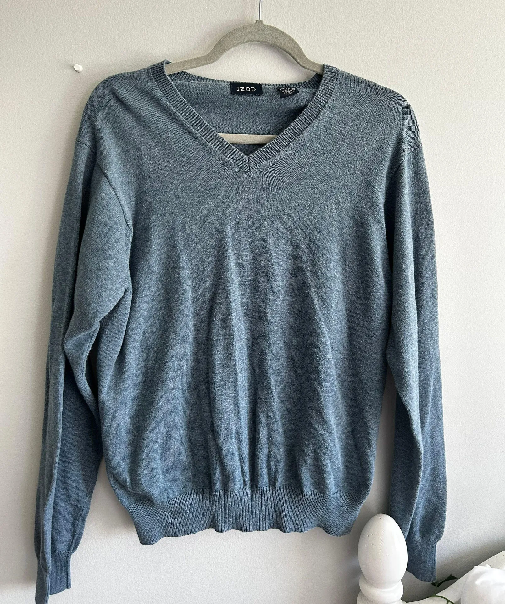 IZOD Pastel Baby Blue Crewneck - Image 2