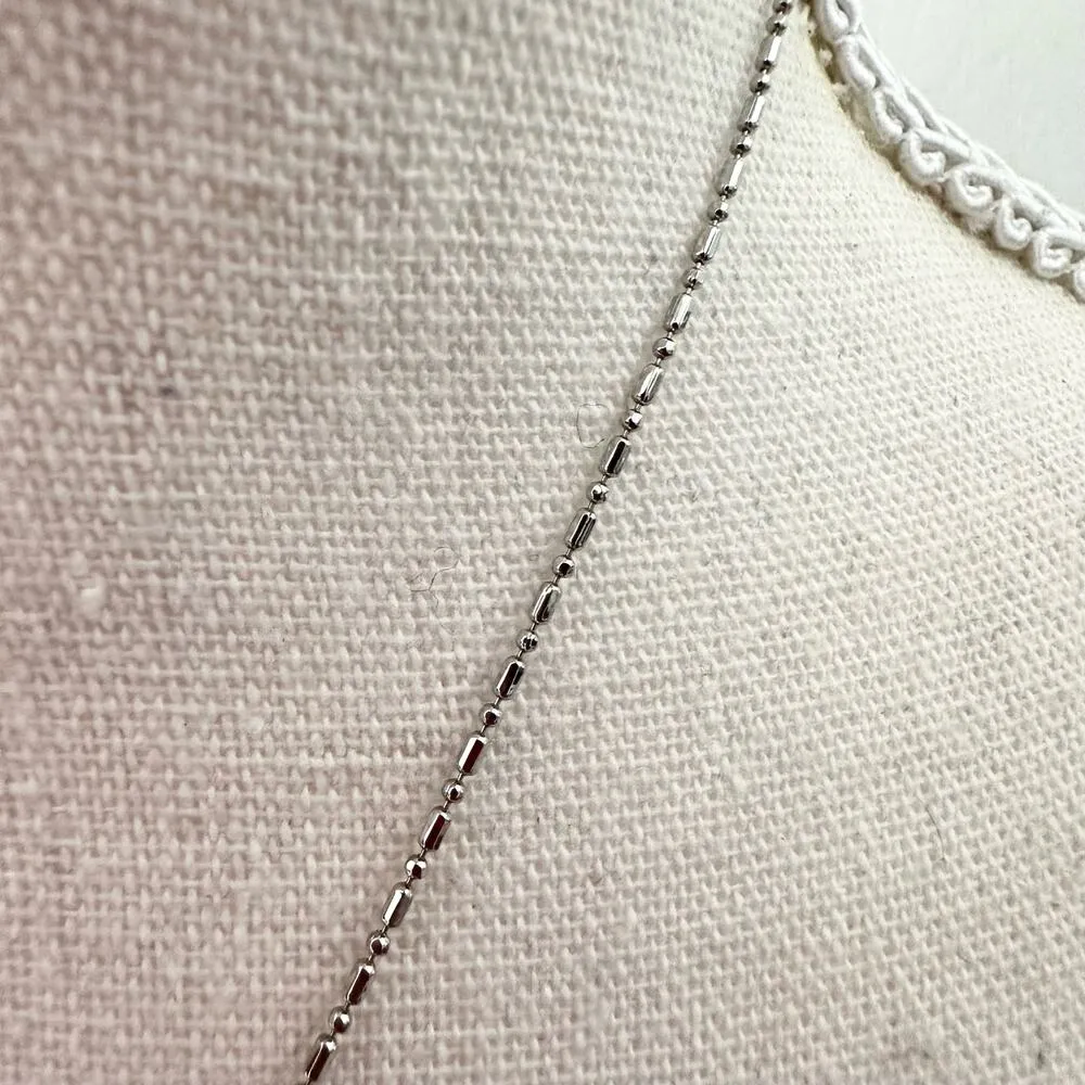 Disney Minnie Mickey Rhinestone Silhouette Clear Silver Locket Pendant Necklace - Image 5