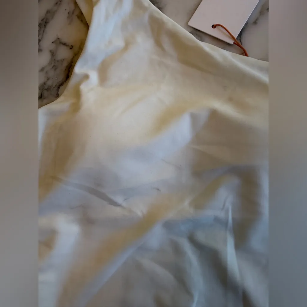 NWT Quince One-Shoulder Swimsuit in Ivory White Sz XS - Sold Out - Pallet Dust - Image 6