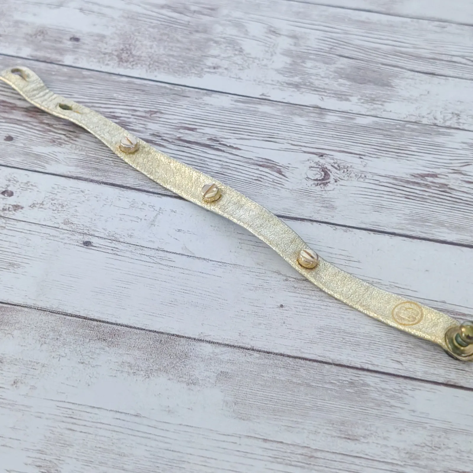 Gold Tone Bracelet - GB Brand - Condition Issues - Image 11