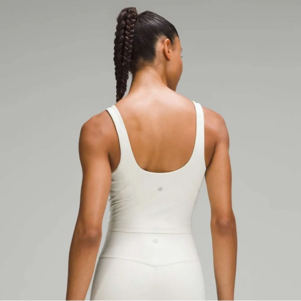 Lululemon Align Ribbed Tank Top *Shine Size 2 - Bone Radiate Transparent Foil - Image 6