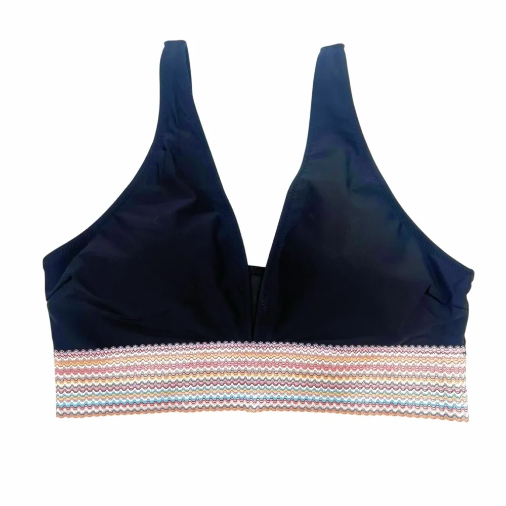 NWT Blooming Jelly Bikini Set Size XL Black High Waist Swimsuit Retro Stretch - Image 5