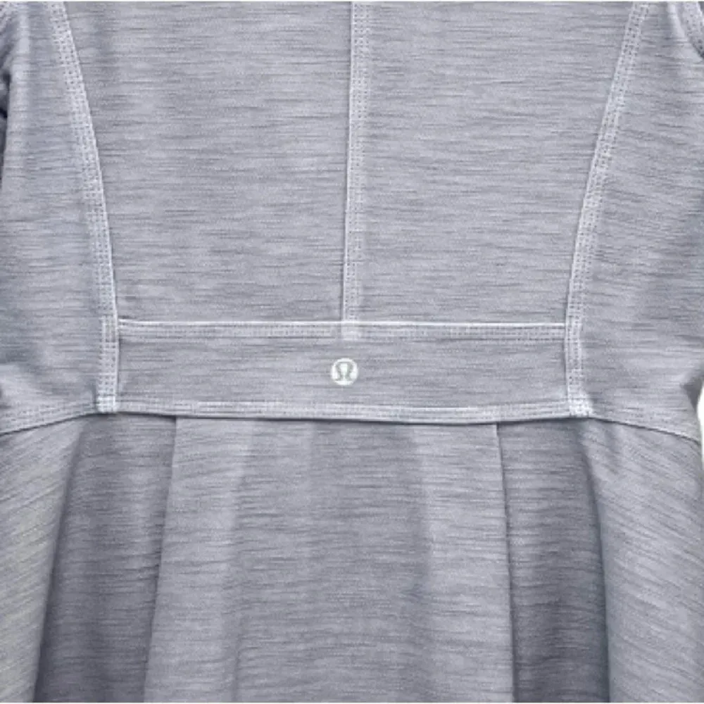 Lululemon Ride On Rock Blazer Moto Jacket Convertible Fossil Gray Size 4 - Image 10