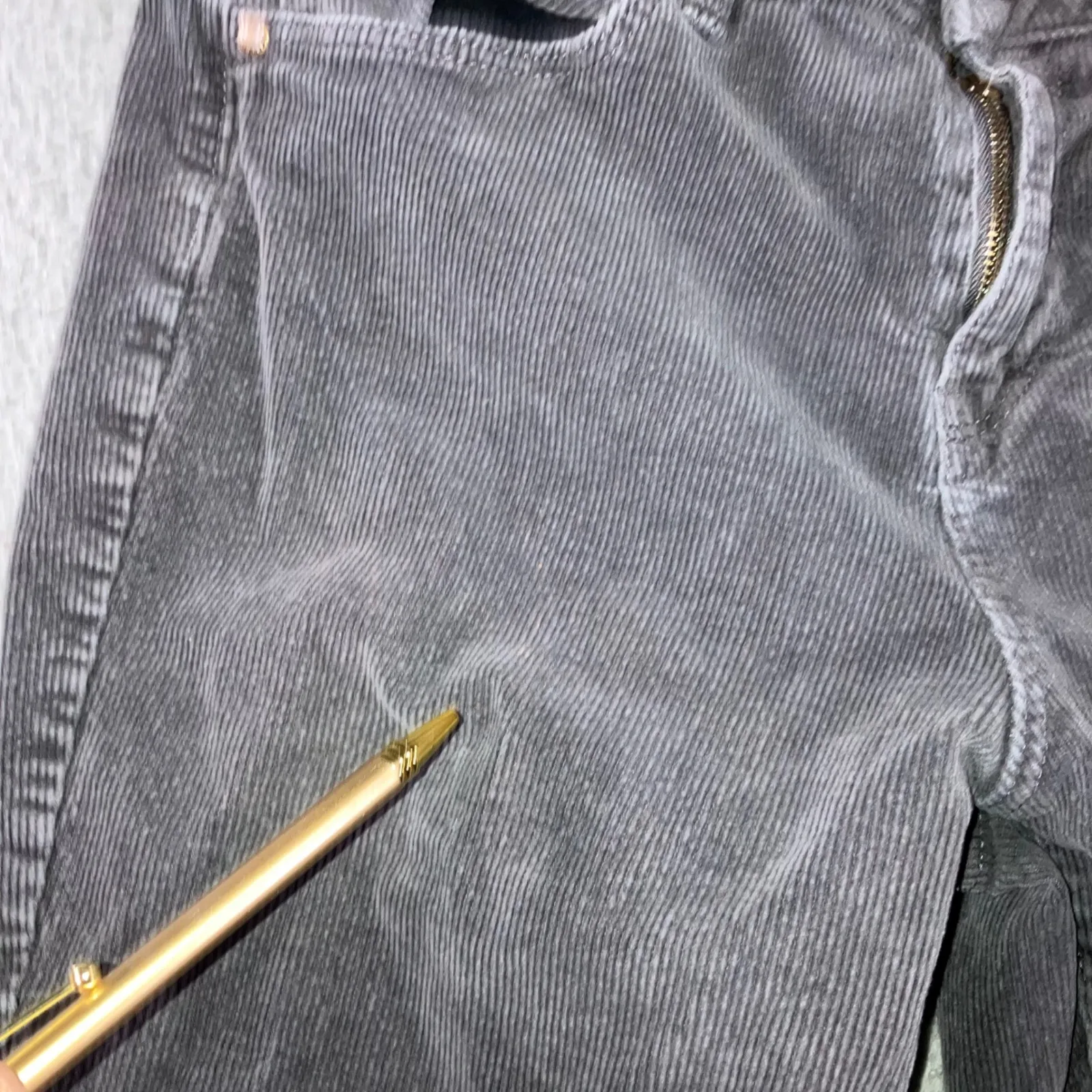 Corduroy Flare Leg Pants Women 8 Bootcut Casual Minimalist Timeless Classic - Image 9