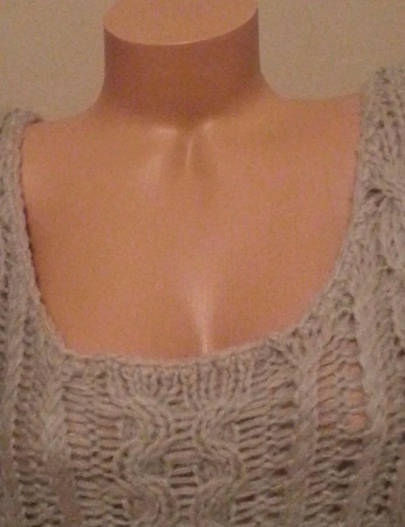 Free People Chunky Knit Sweater New With Tags Size Medium - Image 3