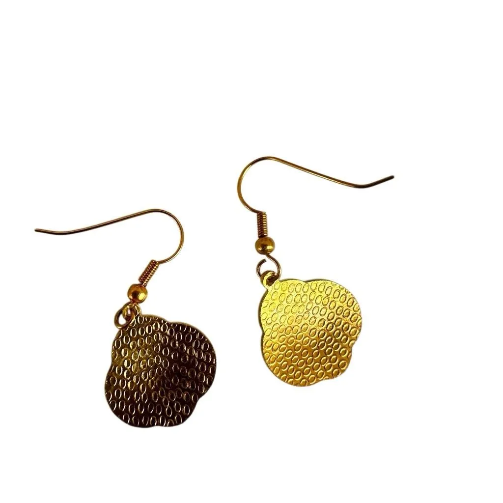 Cloisonné Enamel Swirl Dangle Earrings - Image 8