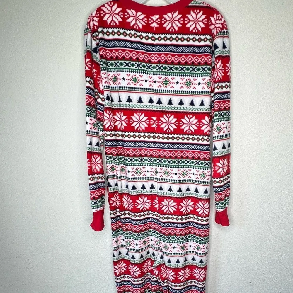 Christmas One‎ Piece Pajama White - Image 3