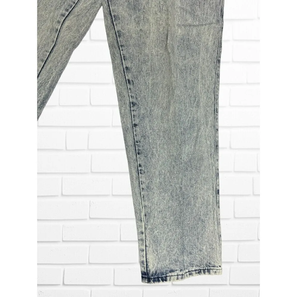 Vintage Women's Size 12 Acid Wash‎ Jeans Pizzazz High Rise Blue - Image 2