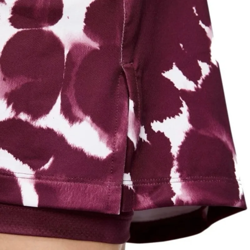 NWT Nike Golf Skirt Womens Dri Fit UV Protection Purple Red maroon Floral XS - Image 2
