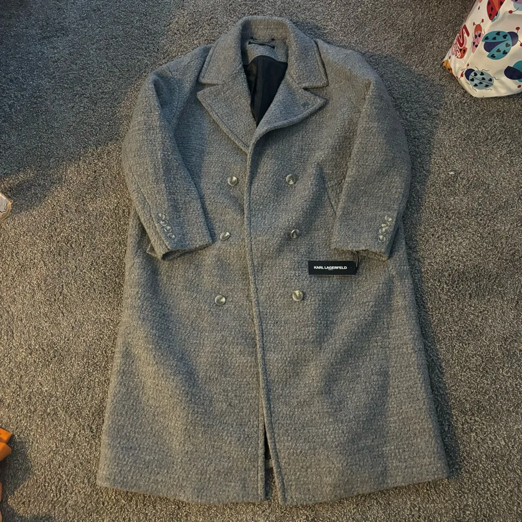 Karl Lagerfeld Double Breasted Coat - Image 2