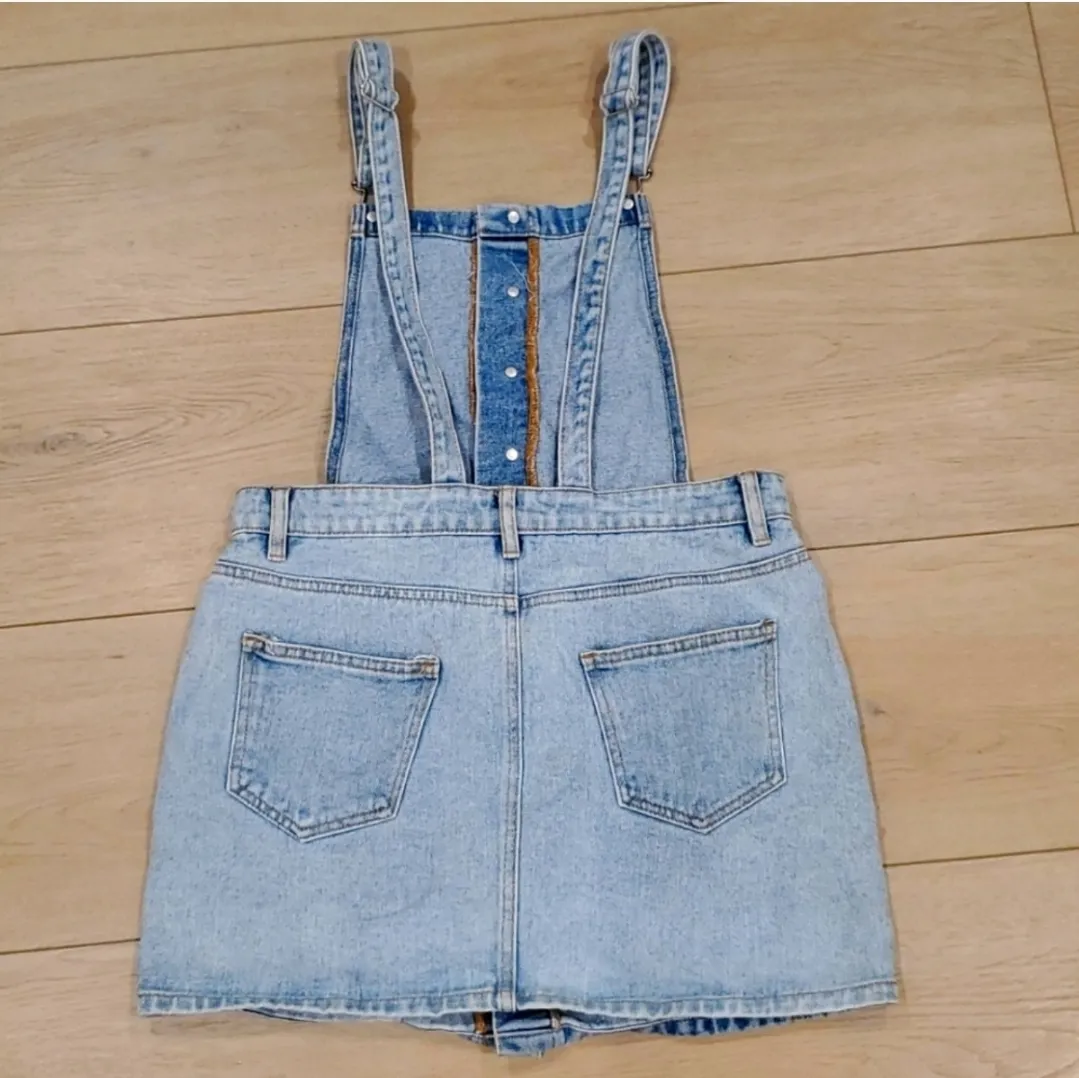 Pacsun Overall Denim Mini Dress - Image 5