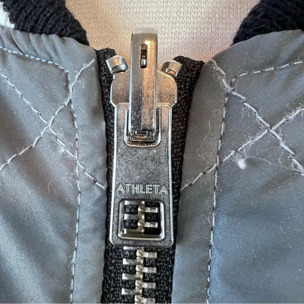 Athleta  Reflective Reversible Quilted Flash Bomber Jacket - Image 9