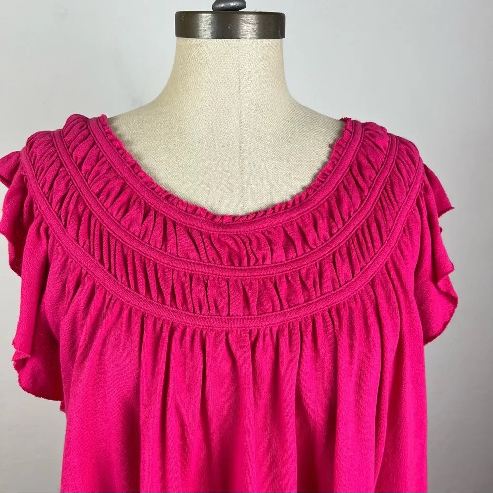 Free People Smocked Off the Shoulder Top - Image 4