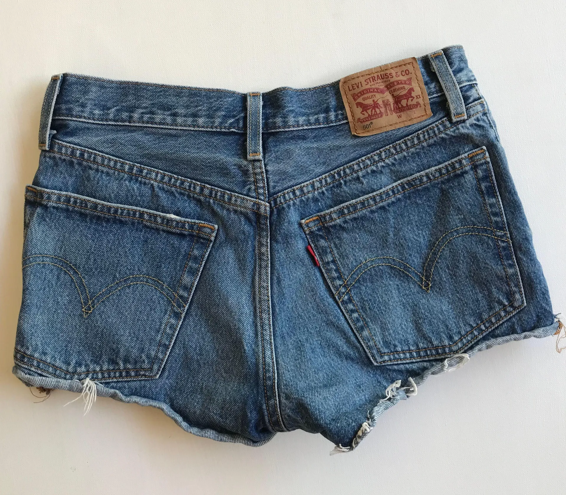 Levi’s High Waisted Jean Shorts - Image 2