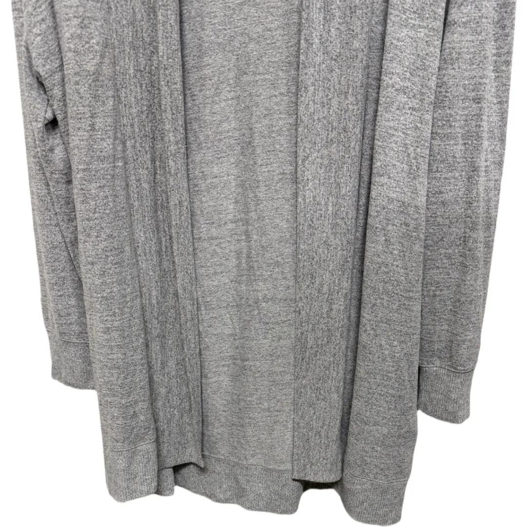 Gap Gray mid long length Grannycore cardigan size XL Monochrome Layering - Image 3