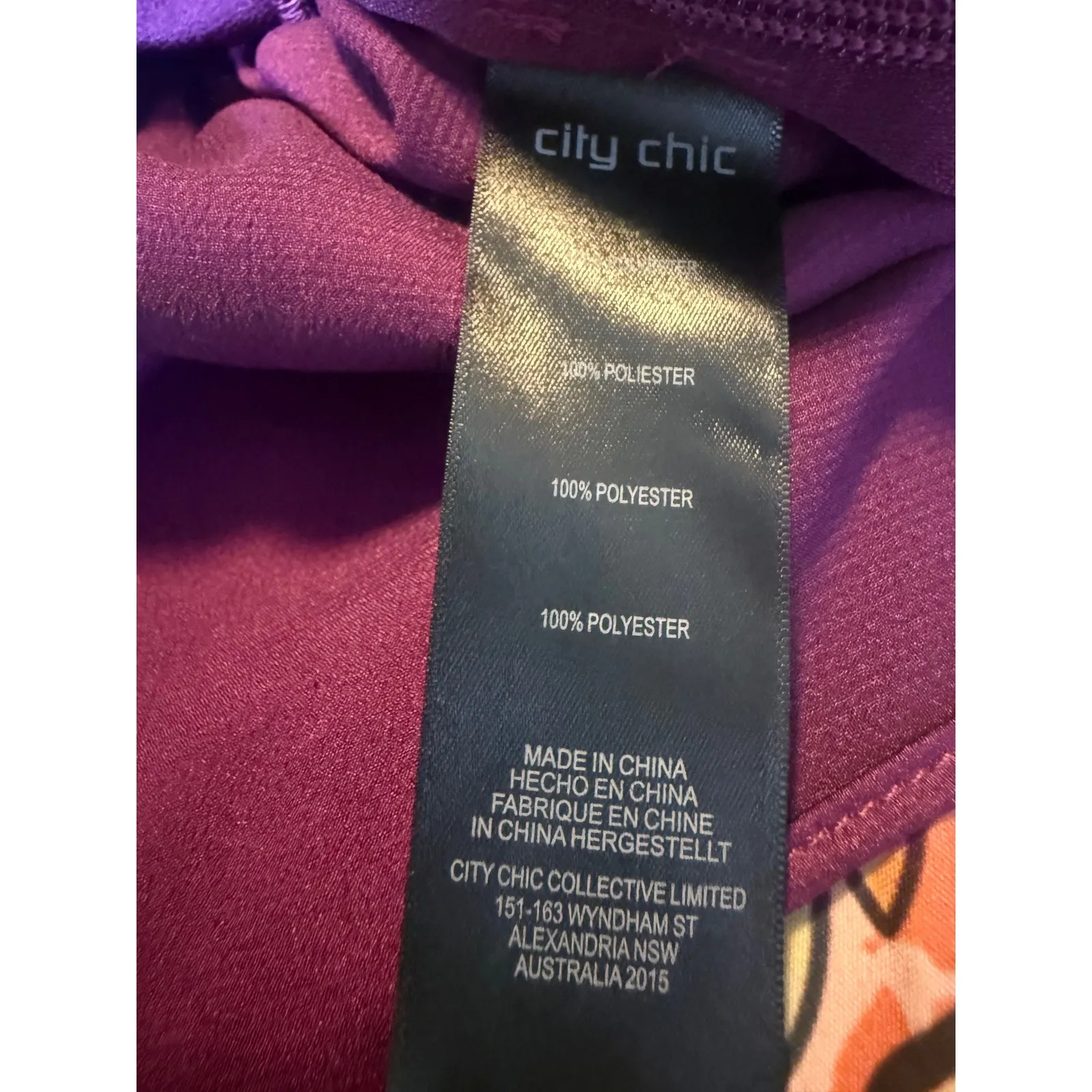 City Chic Purple Peplum Top 14 boho whimsi Y2K romantic flowy shirt - Image 5