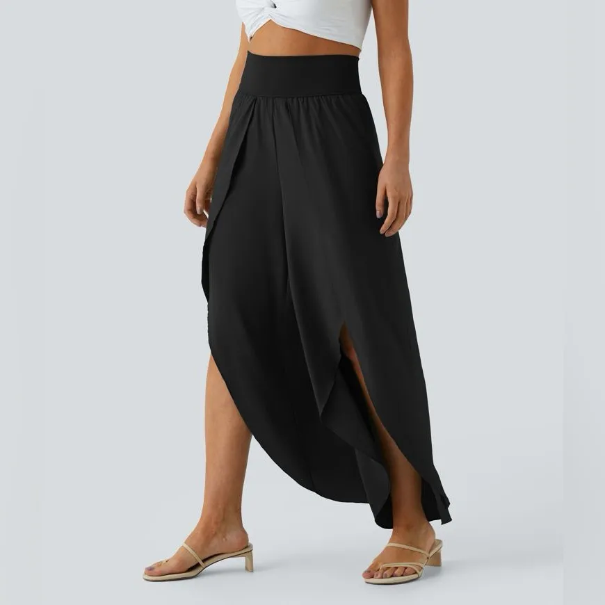 Halara Breezeful High Waisted Palazzo Flowy Wide Leg Quick Dry Casual Pants XL - Image 5