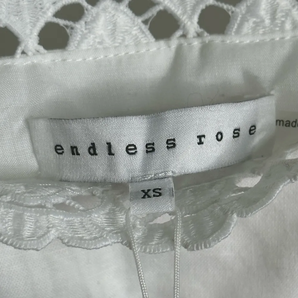 Endless Rose Lace Puff Sleeve Minidress Size XS - Image 5