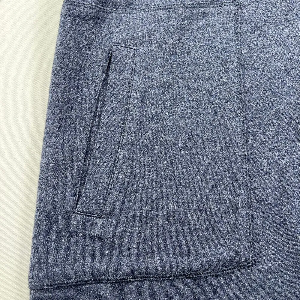 Soft Surroundings Saturday Savvy Blue Long Sleeve Loungewear Dress Size L - Image 8