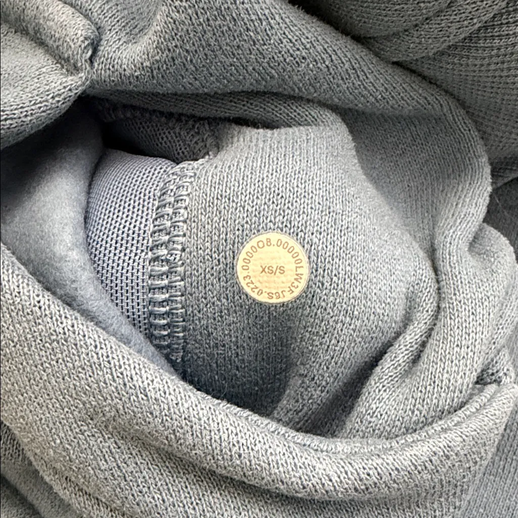 Lululemon Scuba Oversized Funnel Neck Half Zip Sweatshirt XS/S Utility Blue - Image 5