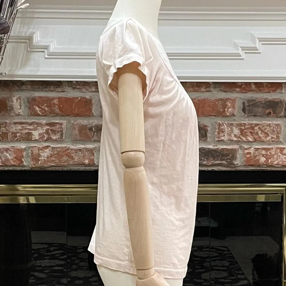 Anthropologie (Ben and Lucia) pale peach gathered top / S / Excellent co… - Image 3