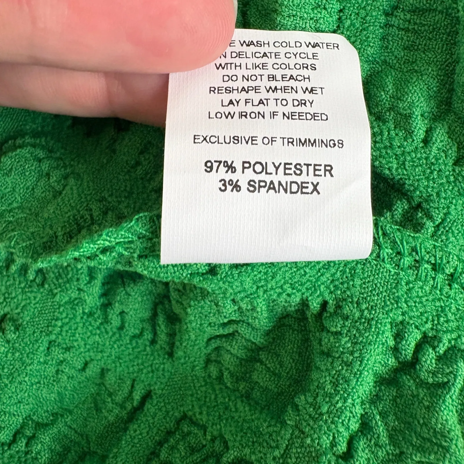 NWT Antistar Popcorn Textured Crop Tank‎ Top Kelly Green Bubble Size Medium - Image 4