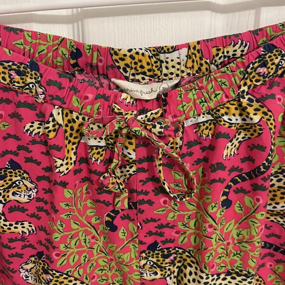 Printfresh Bagheera Sleep Shorts Hot Pink Leopard Print Size 2X - Image 5