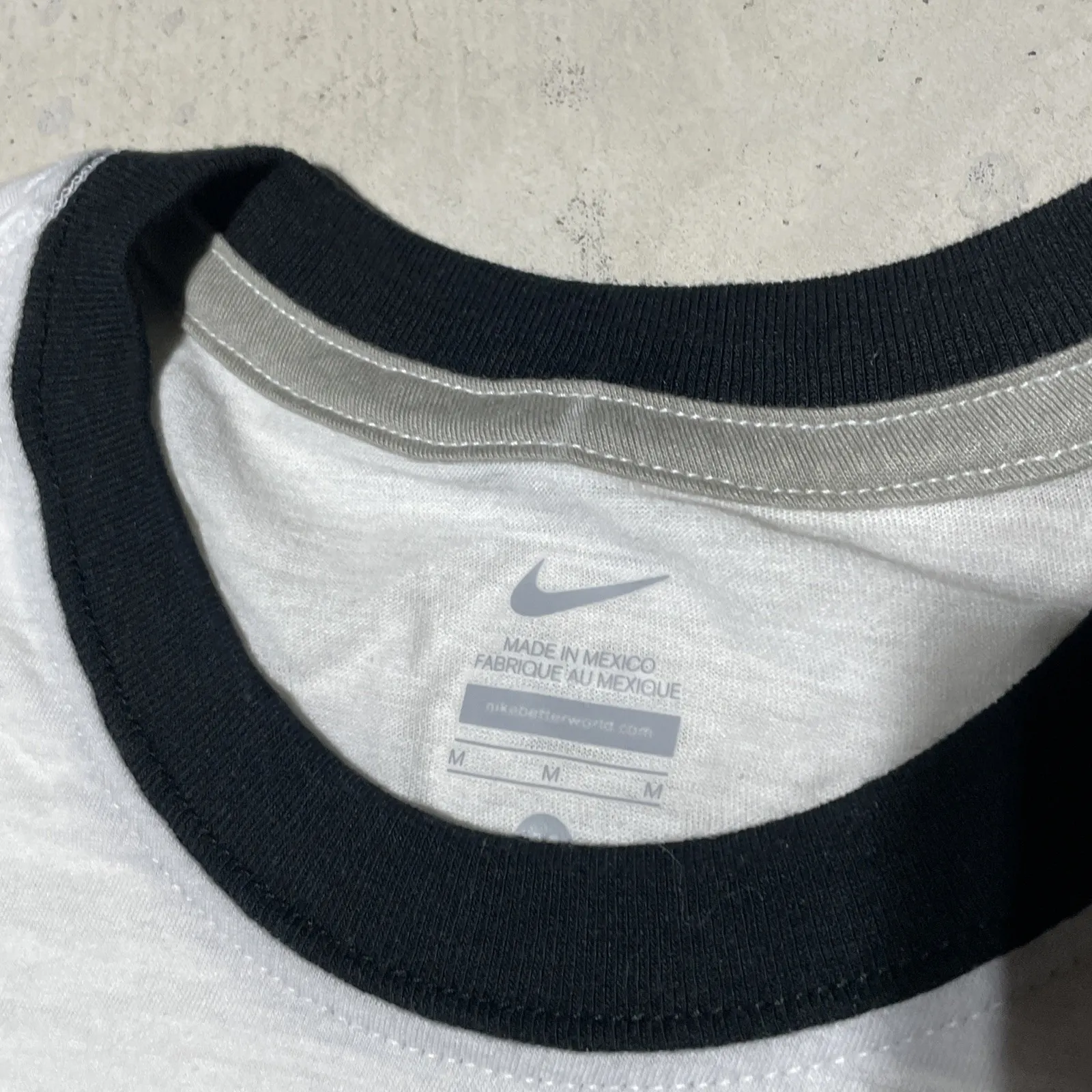 NWT Nike NCAA University Missouri Mizzou Tigers T Shirt Ringer Women's SZ M - Image 4