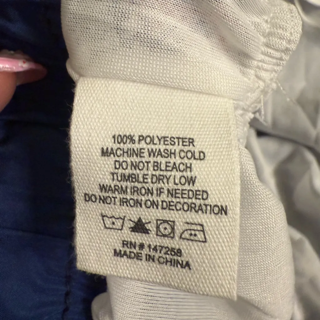 Simply Southern Blue Preppy Paisley Insert Simply Run Shorts - size XXL - Image 8