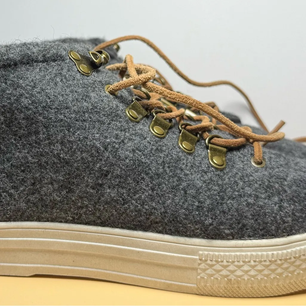 Gray Wool Band of Gypsies Women's Sneakers - Image 2