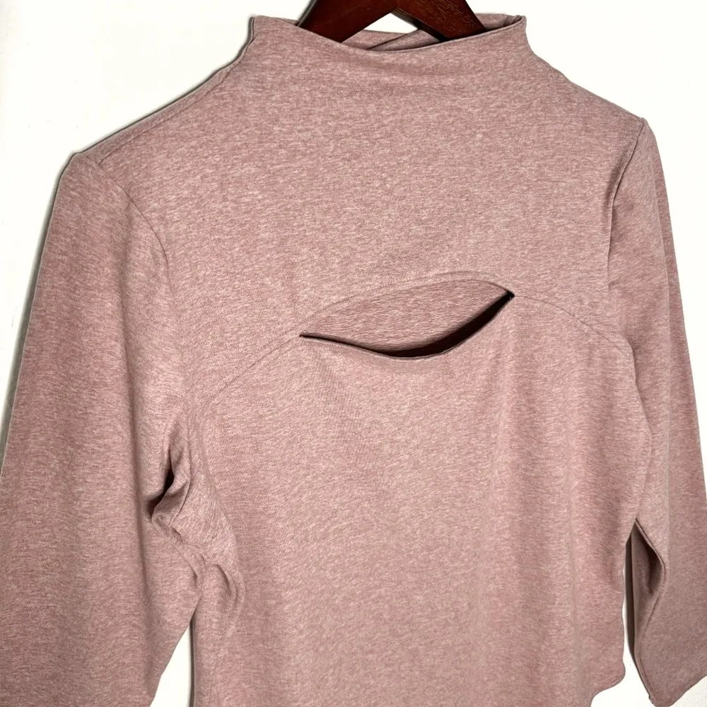 Cut out mock neck long sleeve bodysuit mauve size XL NWT - Image 3