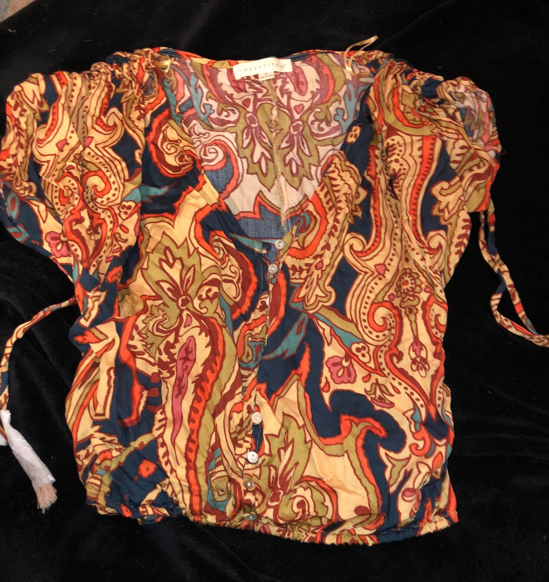 VICI Paisley Tassel Top - Image 3