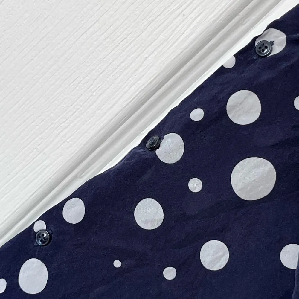 Zara Trafaluc Button-Down Polka Dot Shirt Dress - Size S - Image 4