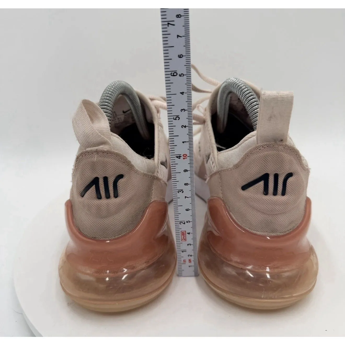Nike Air Max 270 Light Soft Fresh Pink Oxford Black AH6789-604 Women Size 7.5 - Image 5
