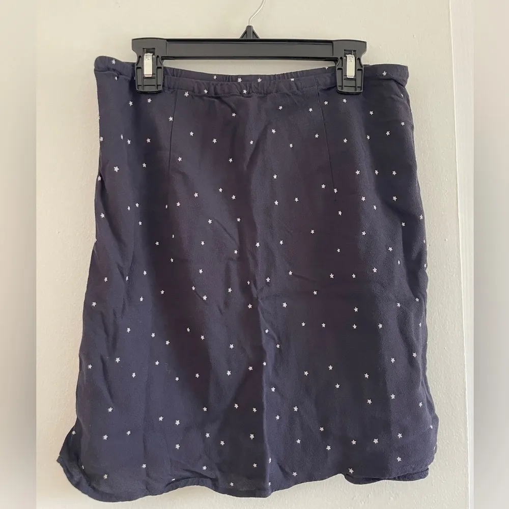 Drawstring Mini Slip Skirt Night Stars - Image 3