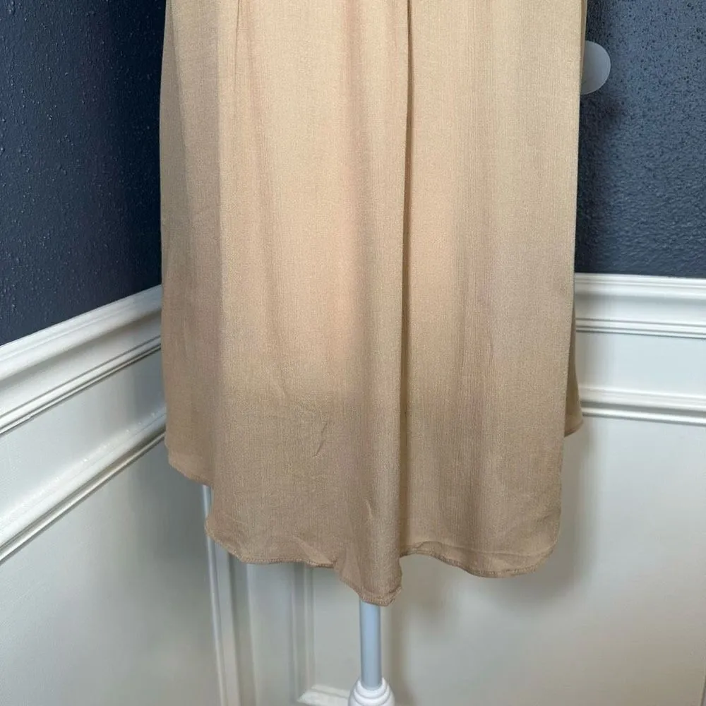 Camila Coelho Diara Halter Tunic Tan - Image 6