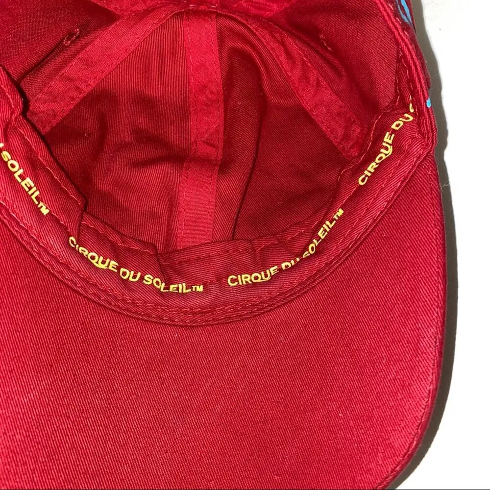 Cirque Du Soleil Adjustable Red Baseball Cap - Image 6
