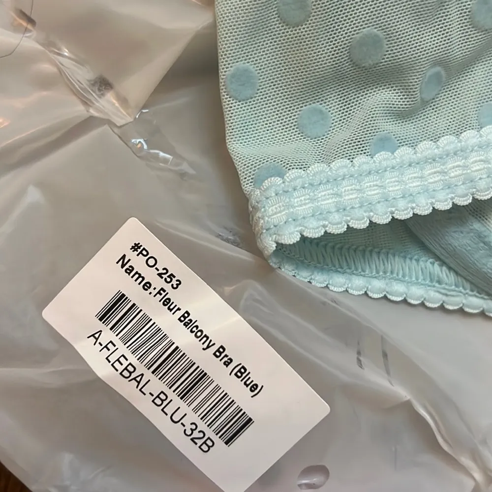 Lounge  Fleur Balcony Bra Blue - Image 5