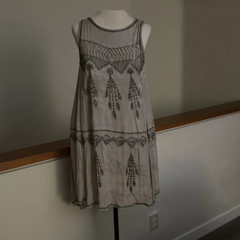 Free People beaded Delilah Mini Dress Size XSmall  Z206-8 - Image 7