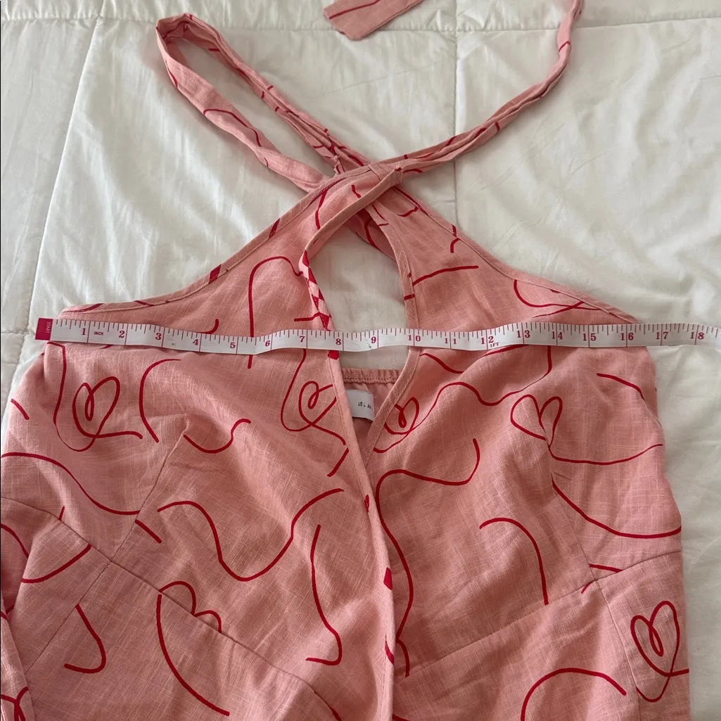 Petal & Pup Blush Pink wrap dress NWOT size L - Image 6